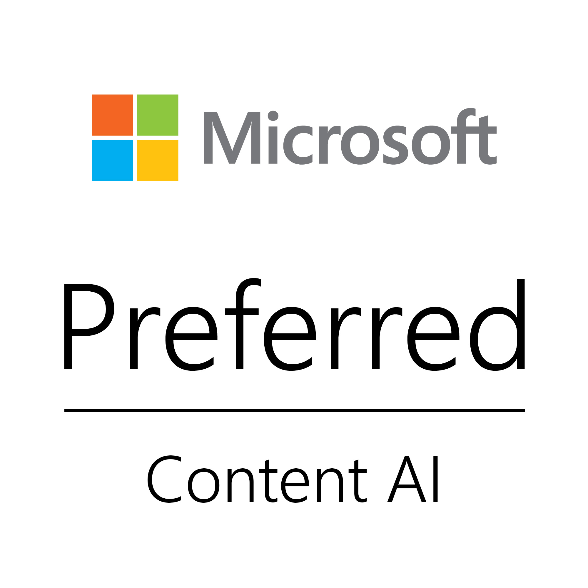 Microsoft Preferred Content Services badge
