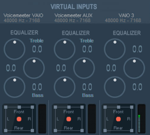 VoiceMeeter virtual I/O screenshot 1