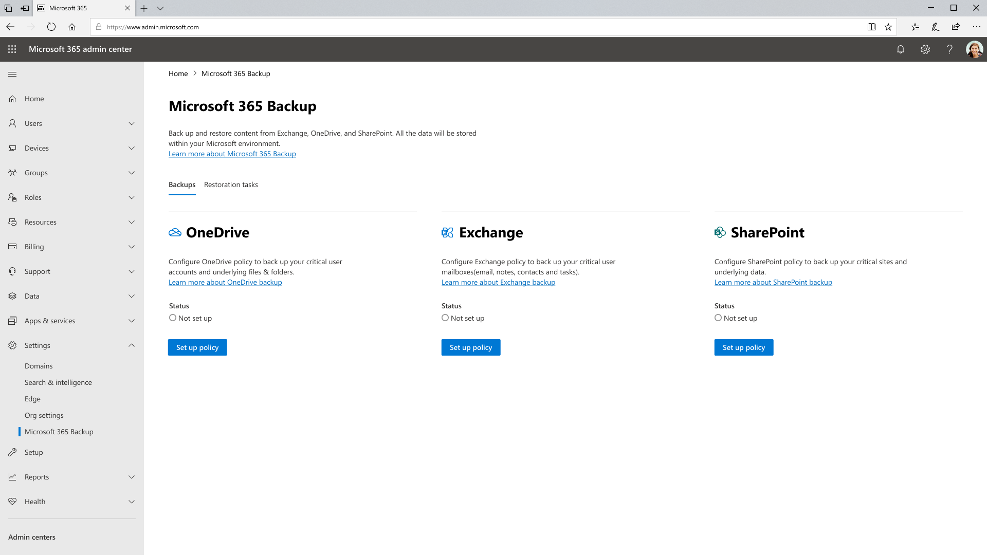 Microsoft 365 Backup – Microsoft Adoption