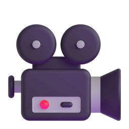 Movie camera emoji